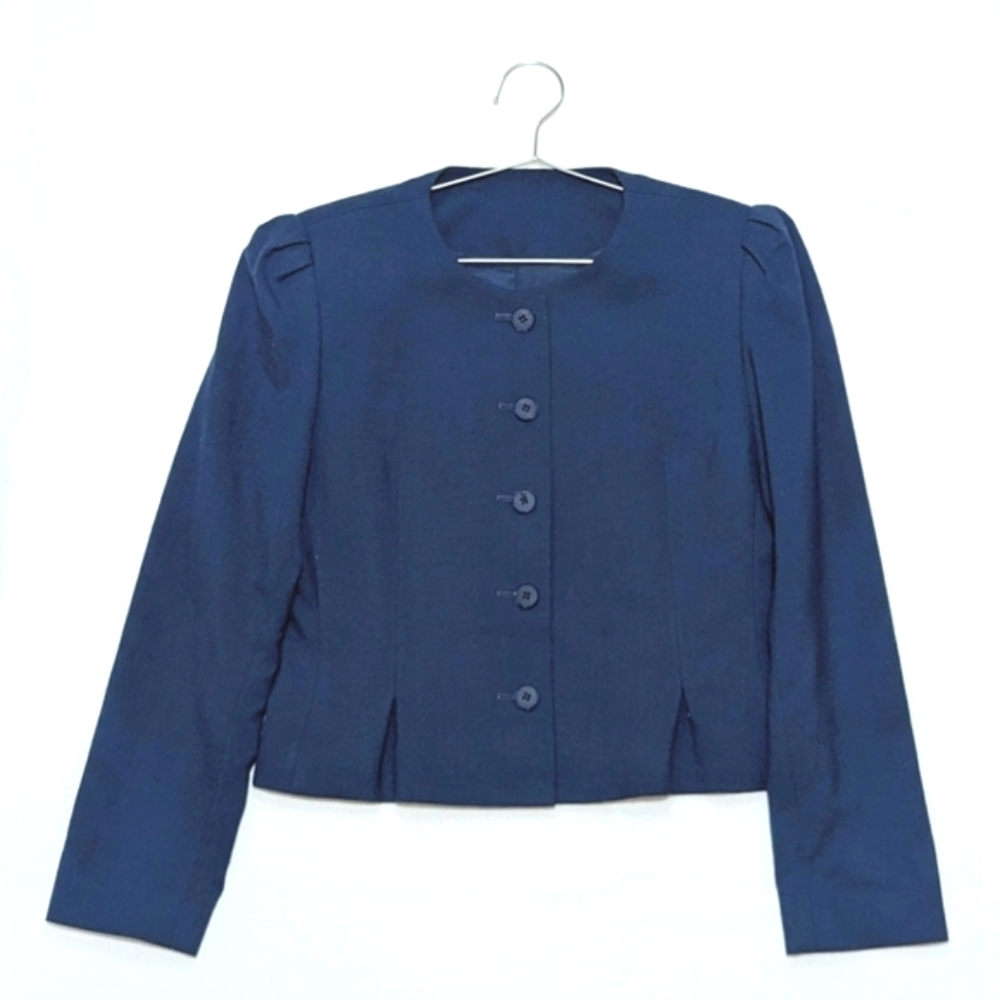 Vintage | Shma Tay's | Cropped Blazer |  Structured | Business Casual | Workwear